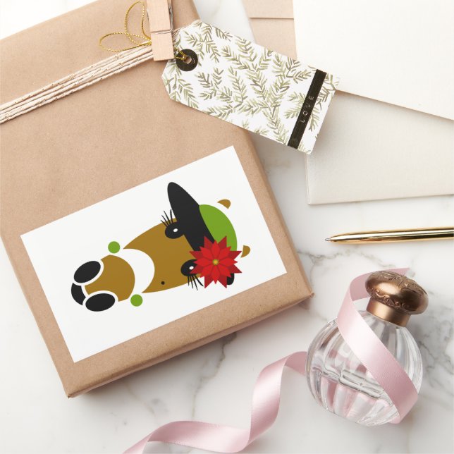 Sticker Chrissie Rectangle (Cadeaux)