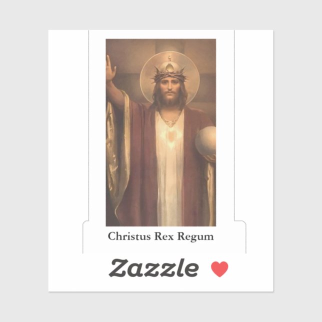 Sticker Christ le Roi (Feuille)