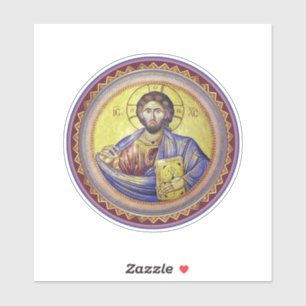 Sticker Christ Pantocrator icône orthodoxe