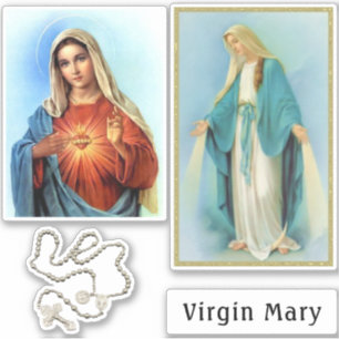 Sticker Christian Virgin Mary Décals Fenêtre de voiture ou