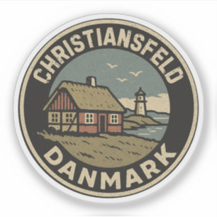 Sticker Christiansfeld, Danemark Danmark