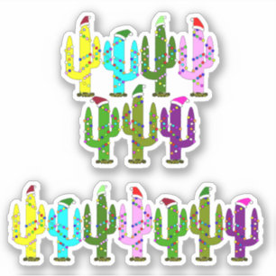 Sticker Christmas Cactus