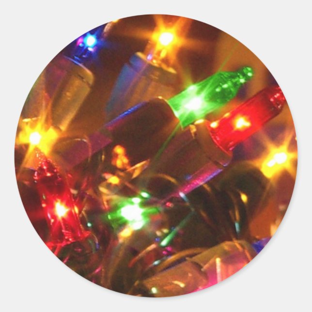 sticker Christmas Lights (Devant)
