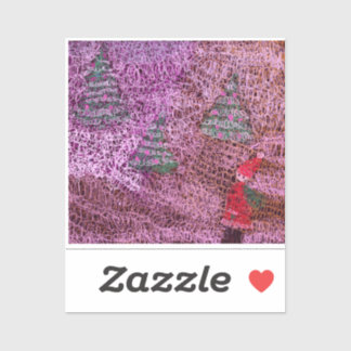 Sticker Christmas trees