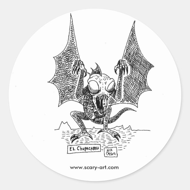 Sticker CHUPACABRA (Devant)