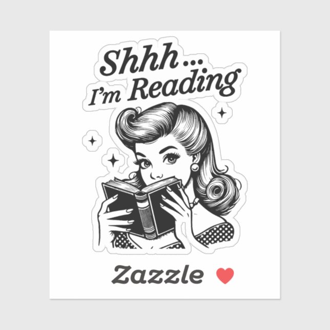 Sticker Chut, je lis (Feuille)