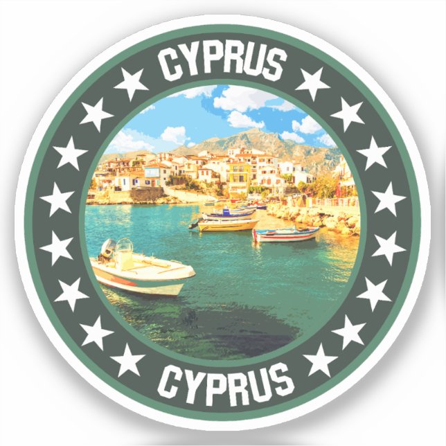 Sticker Chypre (Recto)
