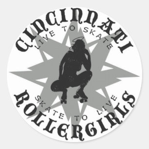 Sticker Cincinnati Rollergirls