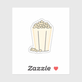 Sticker Cinéma Popcorn