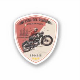 Sticker Circuit Timmelsjoch - passo del rombo à moto
