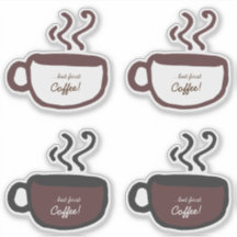 Citation amusante Coffee Cup Line Art Mais Premier