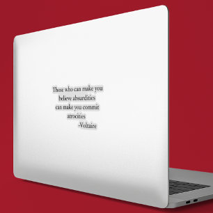 Sticker Citation d'avertissement Voltaire