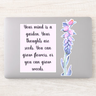 Sticker Citation de fleurs succulentes
