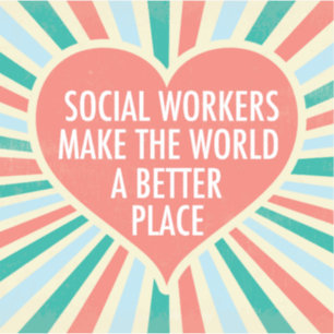 Sticker Citation de travail social inspirationnel Travaill