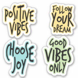 STICKER CITATION INSPIRATIONNELLE COLORÉE