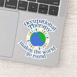 Sticker Citation inspirée du monde d'ergothérapie