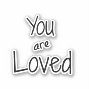 Sticker Citation Vous êtes aimé