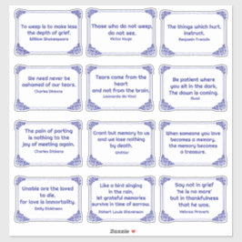 Sticker Citations douloureuses dans le cadre du coin Rose