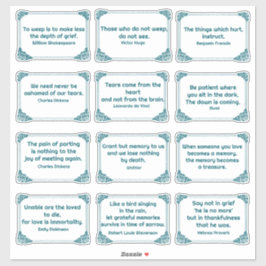 Sticker Citations douloureuses dans le cadre du coin Rose