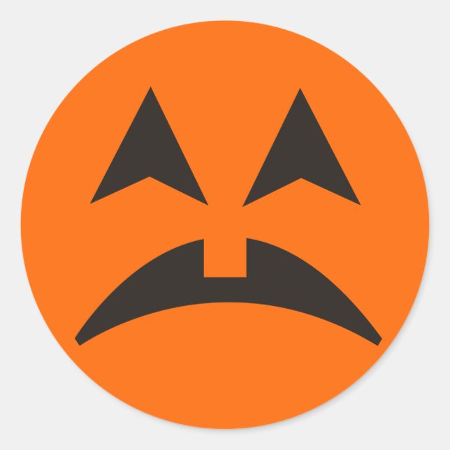 Sticker Citrouille Halloween 12 (Devant)