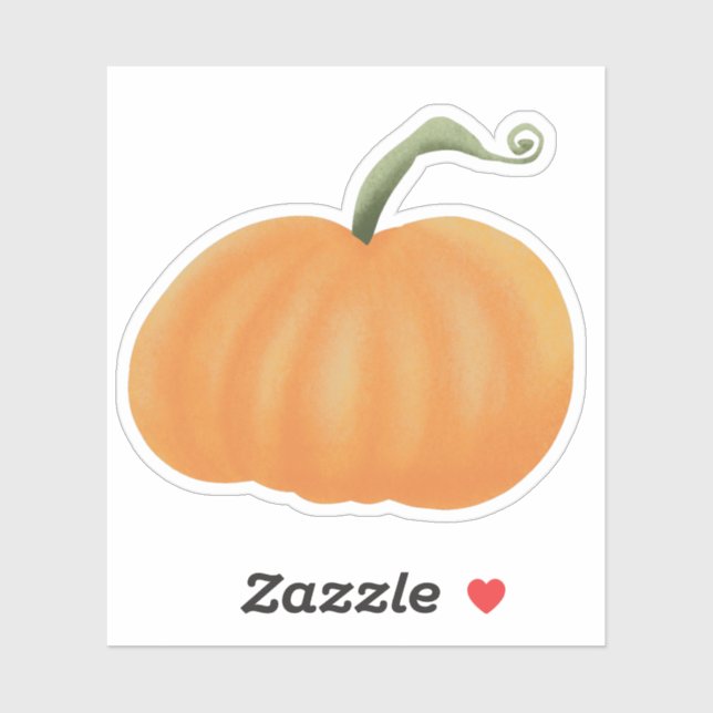 Sticker Citrouille Squatty (Feuille)