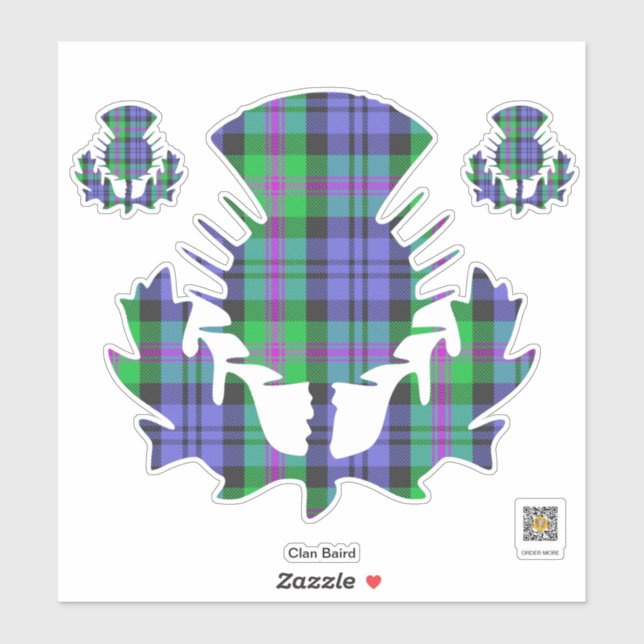 Sticker Clan Baird Thistle (Feuille)