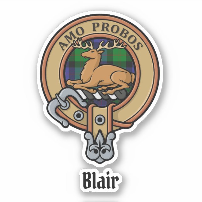 Sticker Clan Blair Crest (Devant)