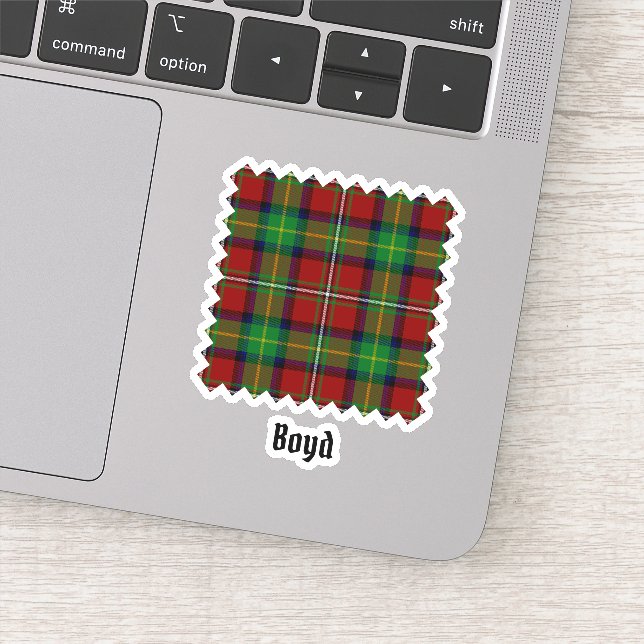 Sticker Clan Boyd Tartan (Détail)