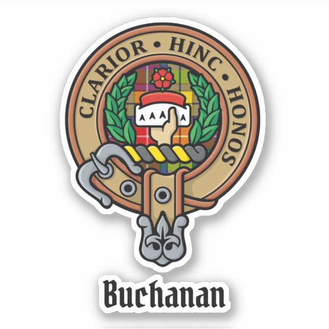 Sticker Clan Buchanan Crest (Devant)