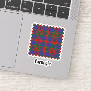 Sticker Clan Carnegie Tartan