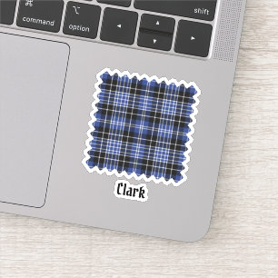 Sticker Clan Clark Tartan