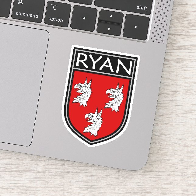 Sticker Clan Crest irlandais - Ryan (Détail)
