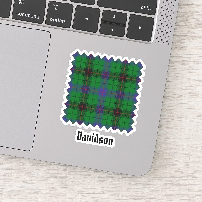 Sticker Clan Davidson Tartan (Détail)