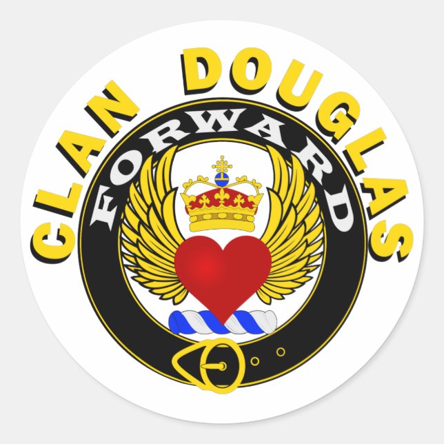 Sticker Clan Douglas Winging Heart "FORWARD" (Devant)