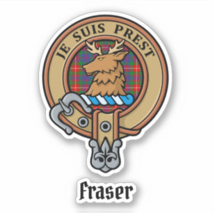 Sticker Clan Fraser de Lovat Crest
