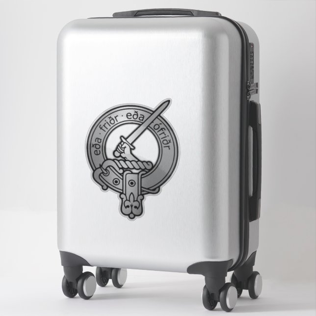 Sticker Clan Gunn Crest (Old Norse) (Sur valise)