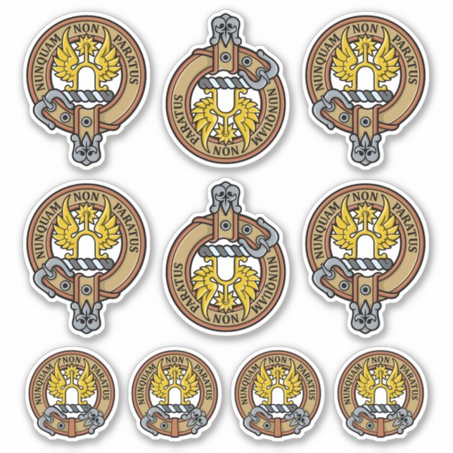 Sticker Clan Johnston Crest (Devant)