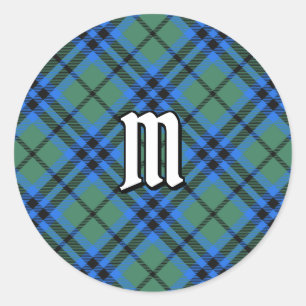 Sticker Clan Keith Tartan Classic Round