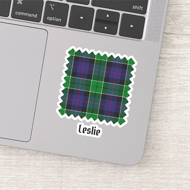 Sticker Clan Leslie Chasse Tartan (Détail)