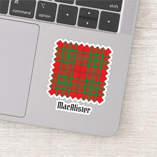 Sticker Clan MacAlister de Glenbarr Tartan