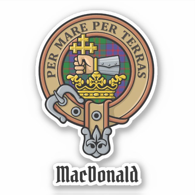 Sticker Clan MacDonald Crest (Devant)