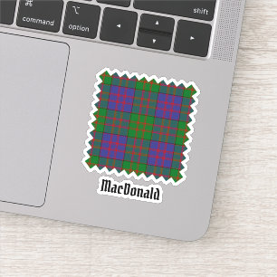 Sticker Clan MacDonald Tartan