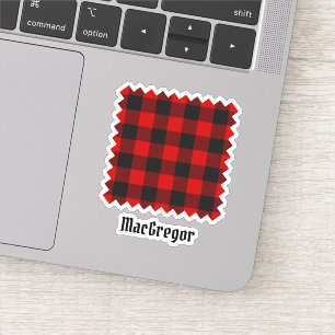 Sticker Clan MacGregor Tartan