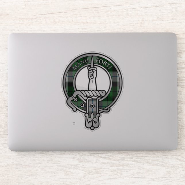 Sticker Clan MacKay robe Tartan Crest (Ordinateur)