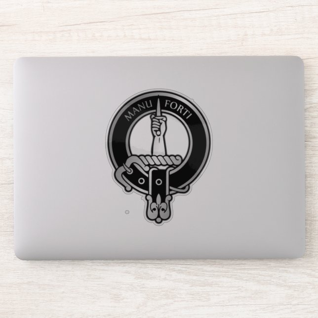 Sticker Clan MacKay Tartan Crest (Ordinateur)