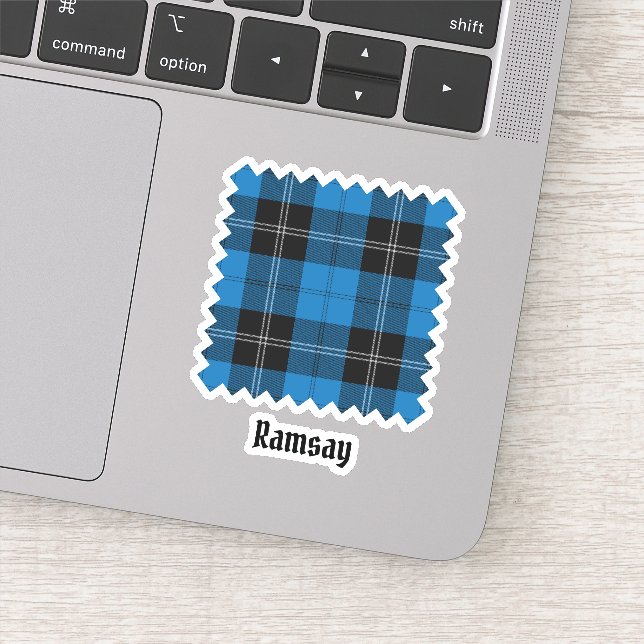 Sticker Clan Ramsay Blue Hunting Tartan (Détail)