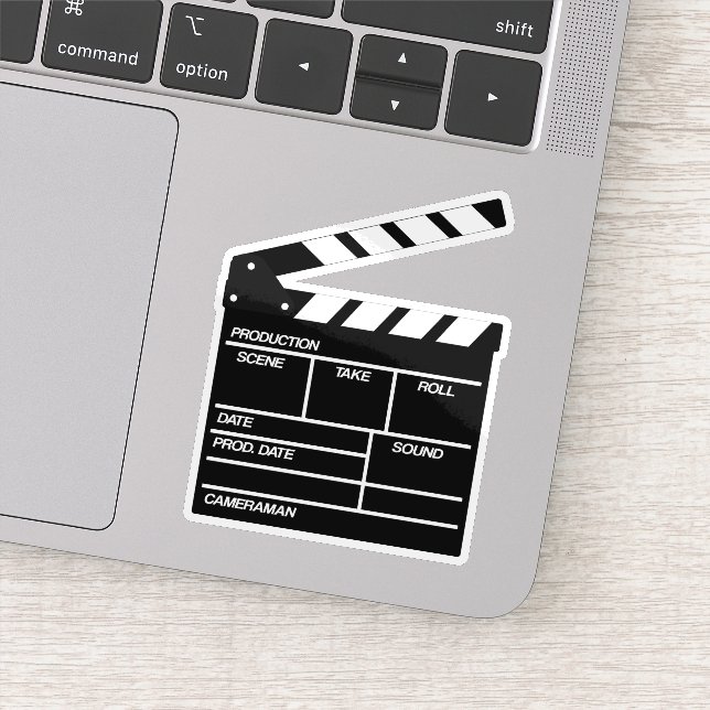 Sticker Clapperboard Cinéma Hollywood cinéaste (Détail)