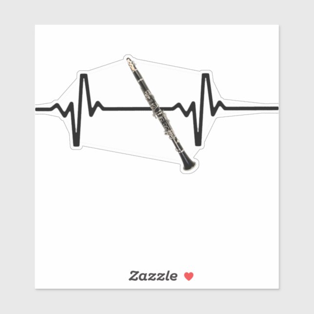 Sticker Clarinet (Feuille)