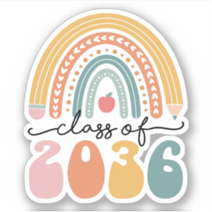 Sticker Classe De 2036 Augmenter Avec Moi Graduation