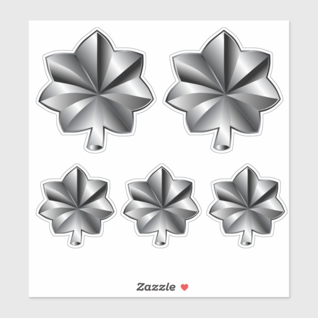 Sticker Classement militaire des États-Unis - Lieutenant-c (Feuille)
